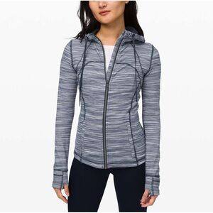 Lululemon Hooded Define Jacket *Nulu Mini Space Dye Herringbone Heathered